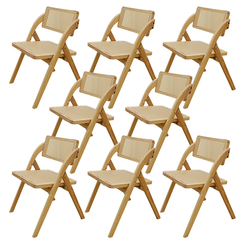 Folding Outdoors Modern Rattan Dining Chairs Patio Dining Chair