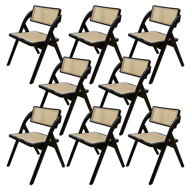 Folding Outdoors Modern Rattan Dining Chairs Patio Dining Chair