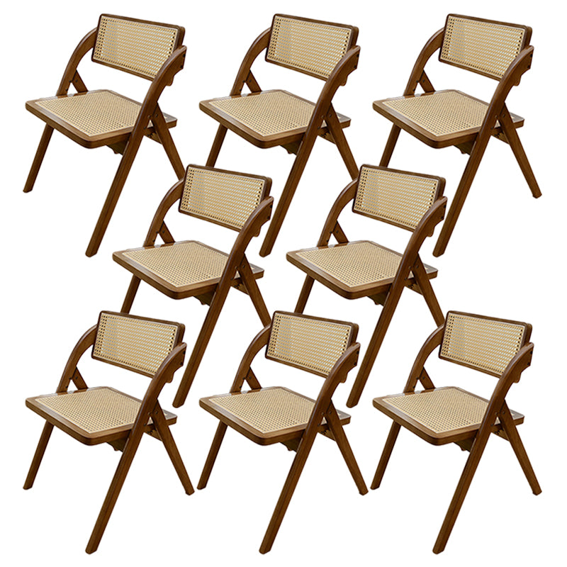 Folding Outdoors Modern Rattan Dining Chairs Patio Dining Chair
