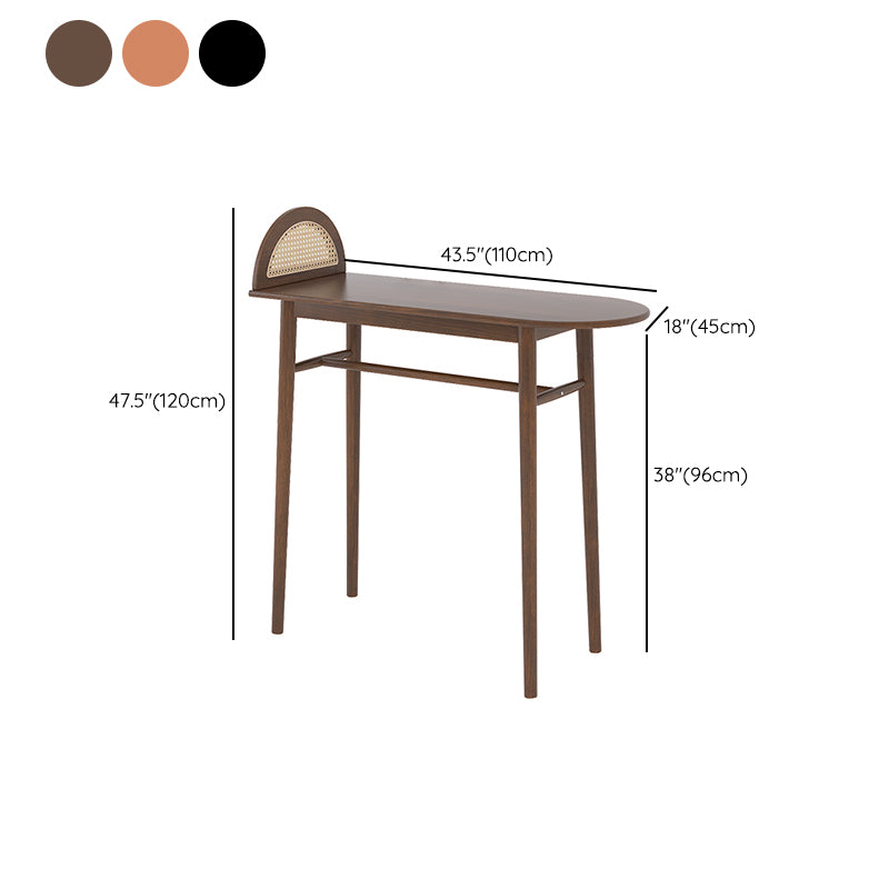 Solid Wood Bar Table Set 1/2/3 Pcs Glam Bar Table and Upholstered Stools