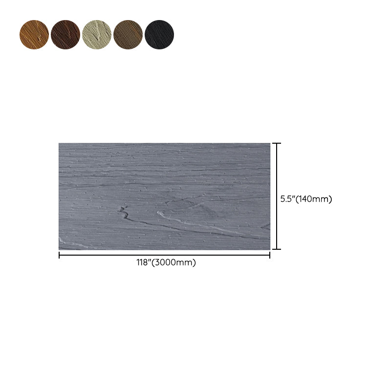 Embossed Patio Flooring Tiles Composite Nailed Flooring Tiles