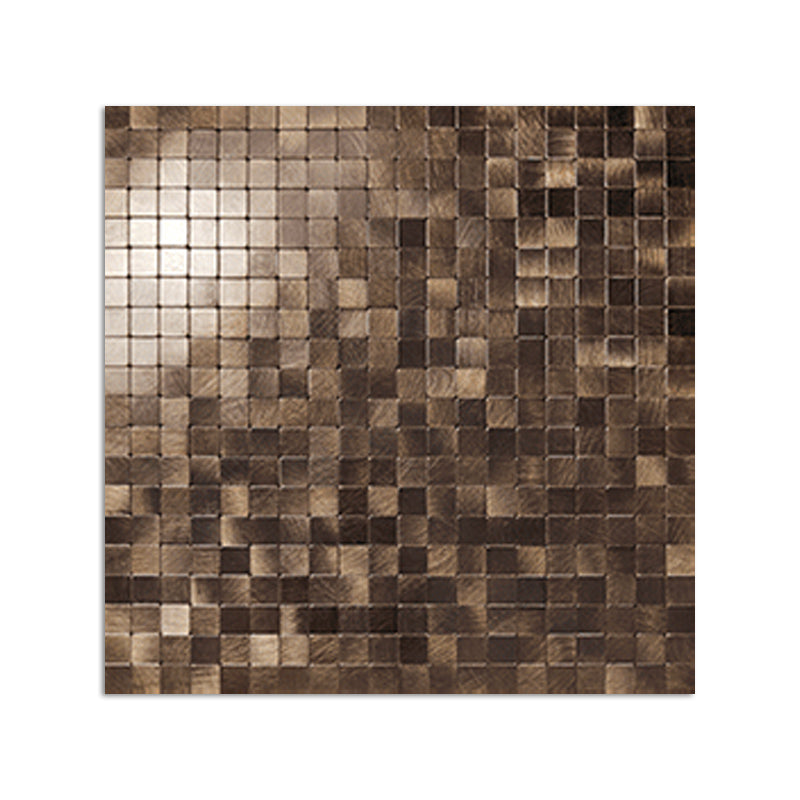 Mosaic Tile Wallpaper Contemporary Peel & Stick Mosaic Tile with Square Shape