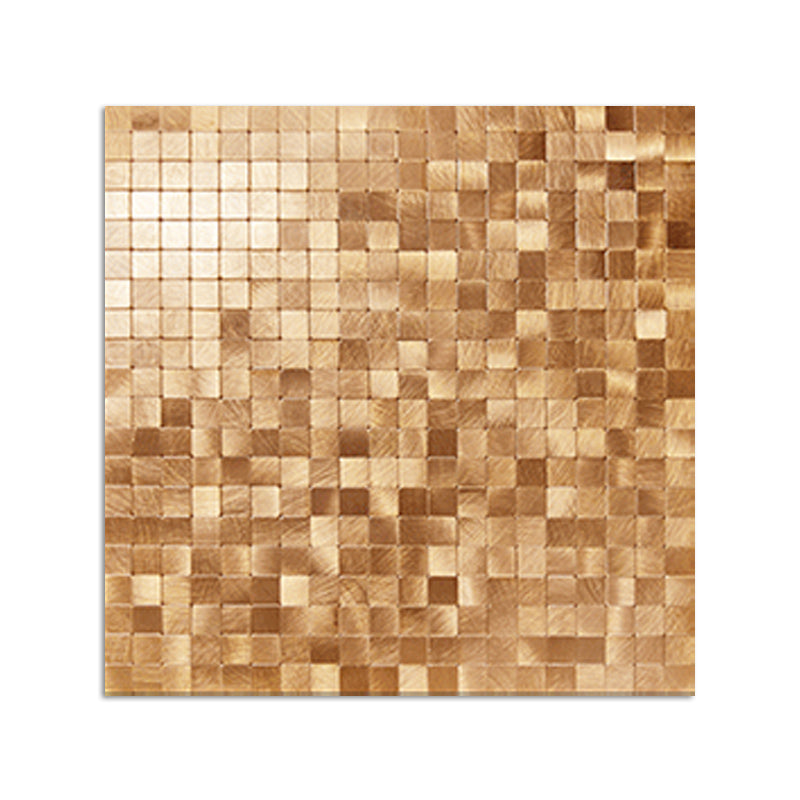 Mosaic Tile Wallpaper Contemporary Peel & Stick Mosaic Tile with Square Shape