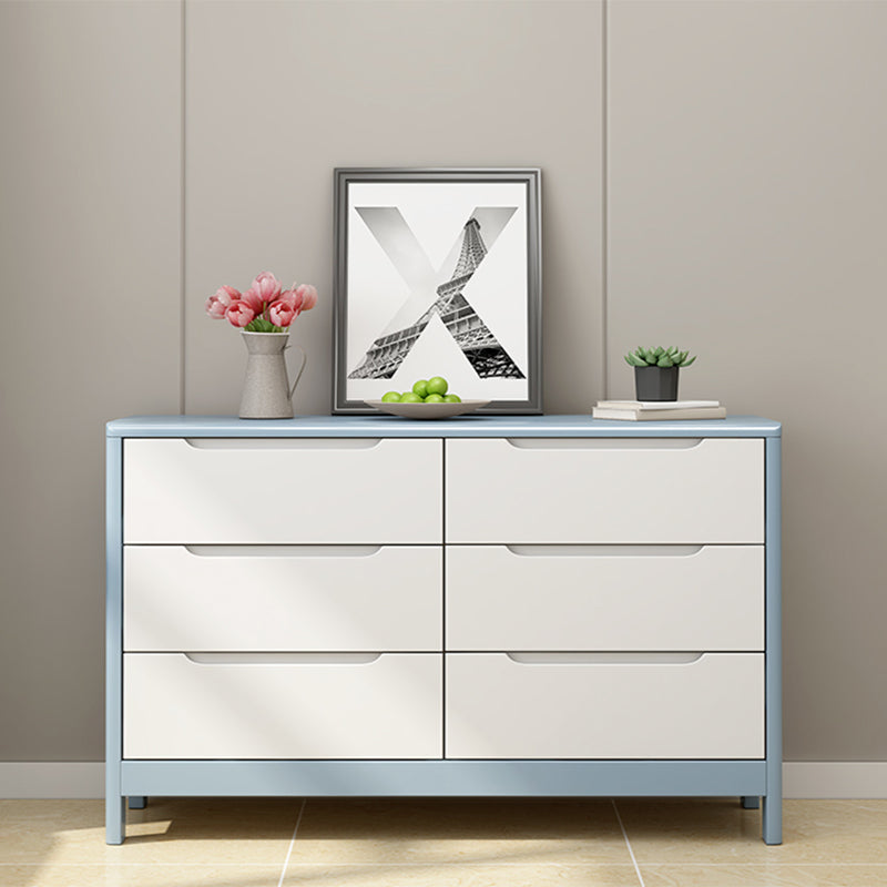 Contemporary Dresser Solid Wood Storage Chest Dresser with Drawers