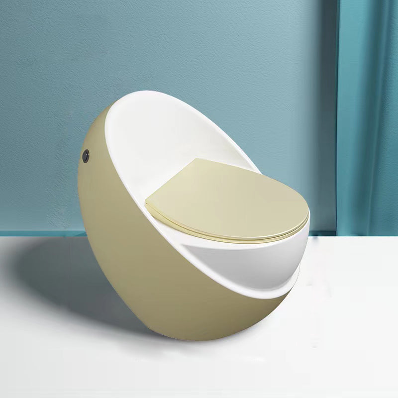 Contemporary Siphon Jet Toilet Bowl Floor Mounted Urine Toilet for Washroom