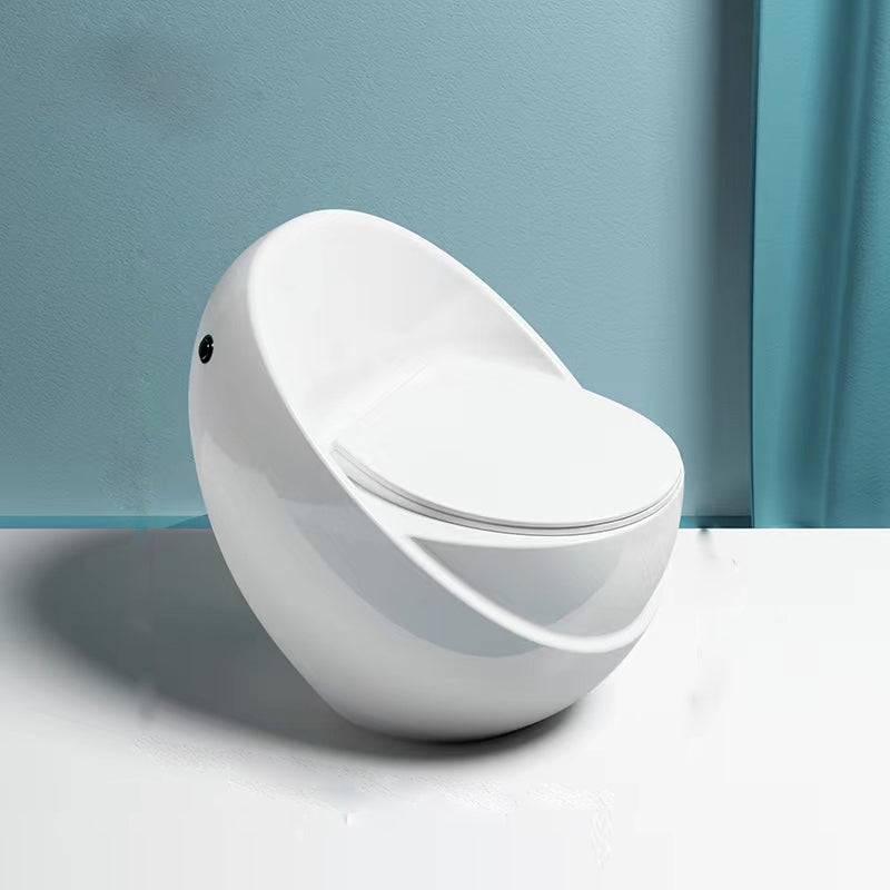 Contemporary Siphon Jet Toilet Bowl Floor Mounted Urine Toilet for Washroom