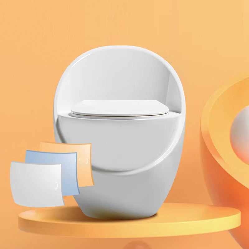 Contemporary Siphon Jet Toilet Bowl Floor Mounted Urine Toilet for Washroom