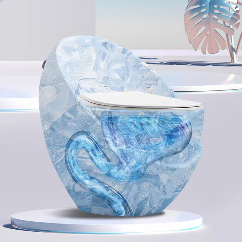 Contemporary Siphon Jet Toilet Bowl Floor Mounted Urine Toilet for Washroom