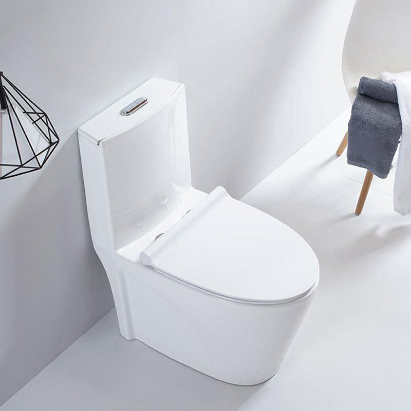 Contemporary White Ceramic Toilet Bowl Floor Mount Urine Toilet for Washroom