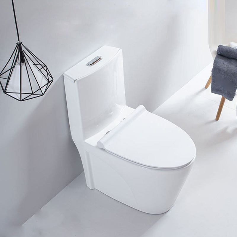 Contemporary White Ceramic Toilet Bowl Floor Mount Urine Toilet for Washroom