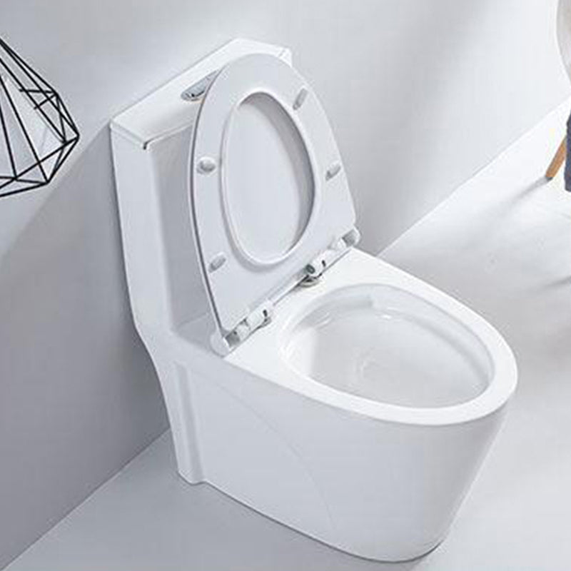 Contemporary White Ceramic Toilet Bowl Floor Mount Urine Toilet for Washroom