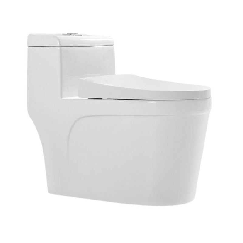 Contemporary White Ceramic Toilet Bowl Floor Mount Urine Toilet for Washroom