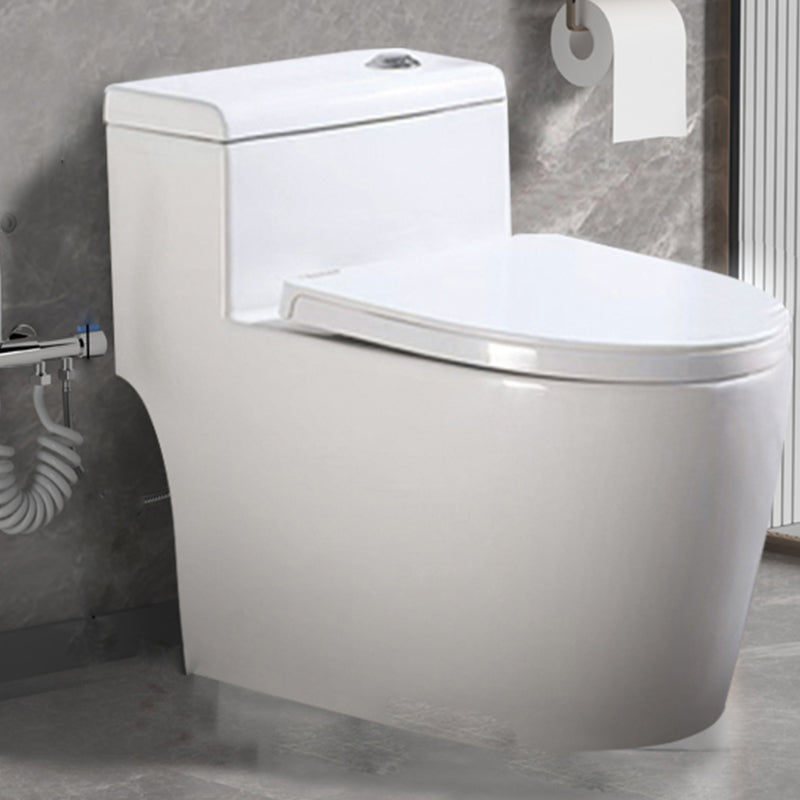 Contemporary White Ceramic Toilet Bowl Floor Mounted Urine Toilet for Washroom