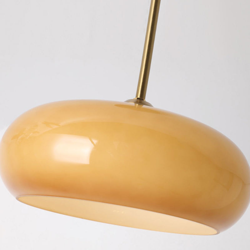 Nordic Ceiling Light Dome Flush Mount Ceiling Light Fixture with Glass Shade