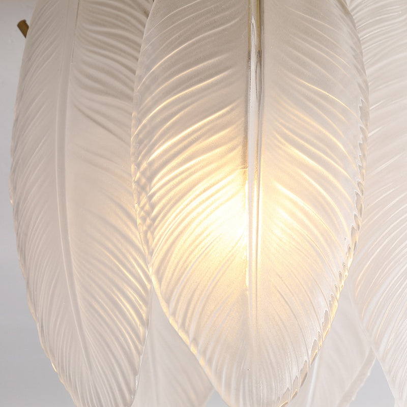 Contemporary Flush Mount Light Creative Flush Mount Ceiling Light Fixture with Glass Shade