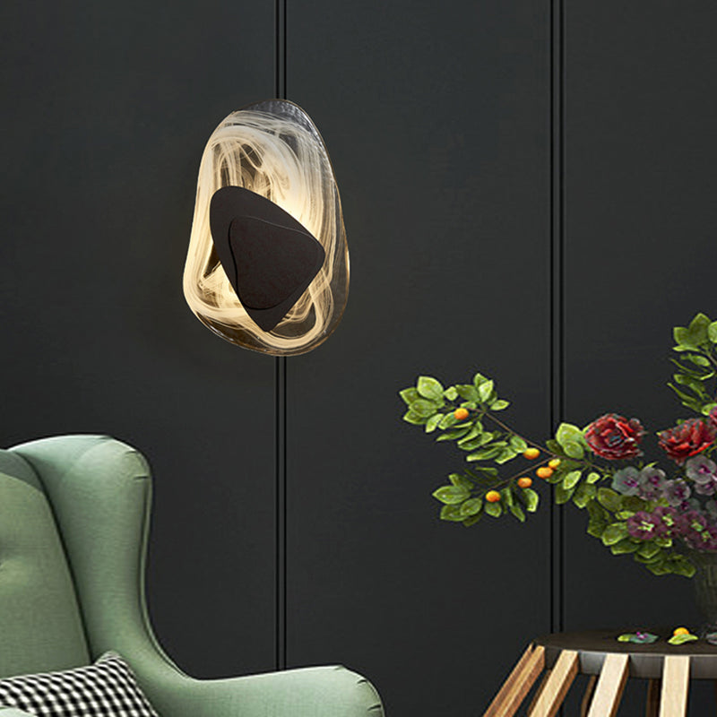 Crystal Shade Wall Lighting Ideas Modern 1-Light Wall Lighting for Bedroom