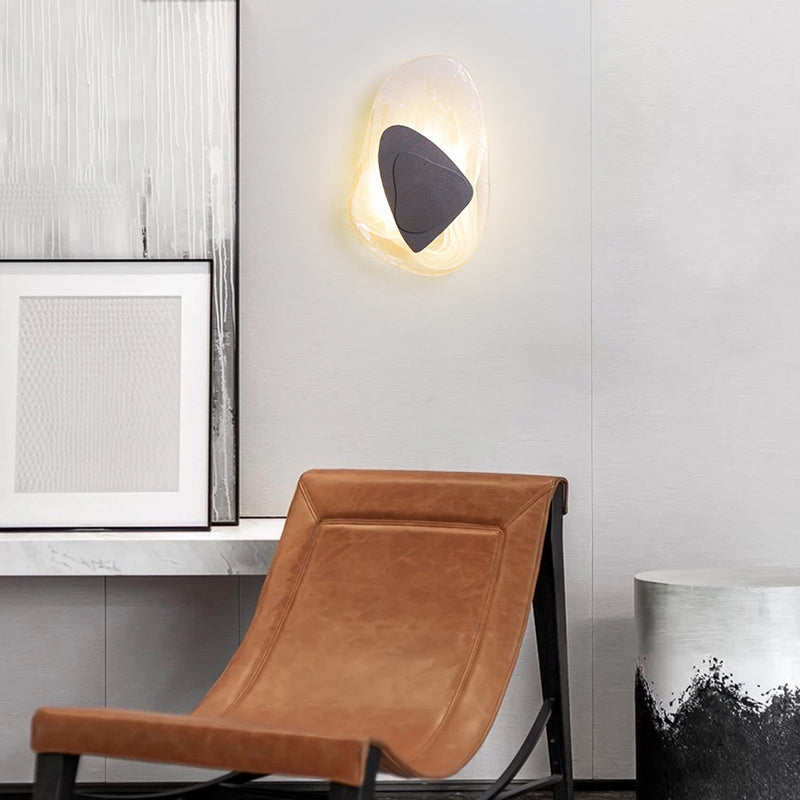 Crystal Shade Wall Lighting Ideas Modern 1-Light Wall Lighting for Bedroom