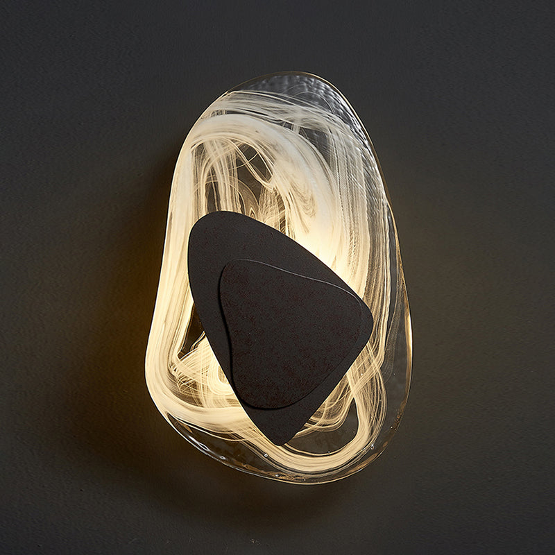 Crystal Shade Wall Lighting Ideas Modern 1-Light Wall Lighting for Bedroom