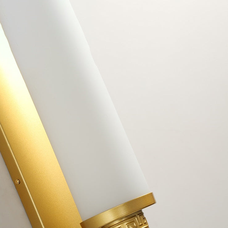 Contemporary Vanity Lights Milky Glass Vanity Wall Light Fixture for Bathroom