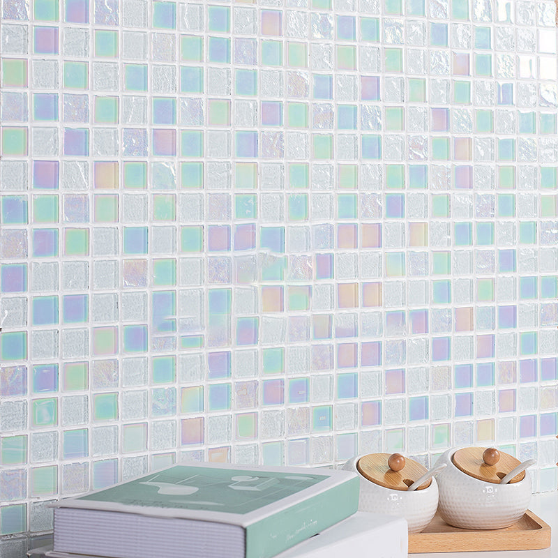 Glass Mosaic Tile Contemporary Floor and Wall Tile with Square Shape