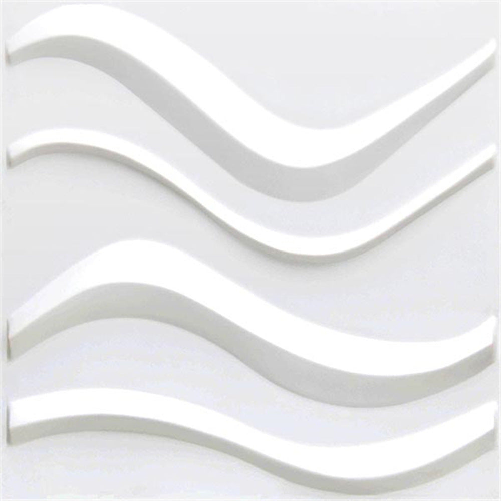 Modern Wall Paneling 3D Print Waterproof Peel and Stick Wall Panel