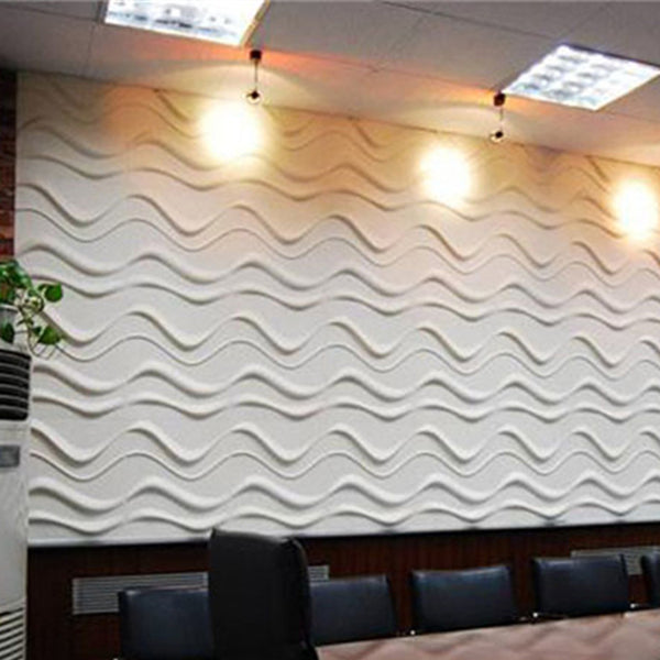 Modern Wall Paneling 3D Print Waterproof Peel and Stick Wall Panel
