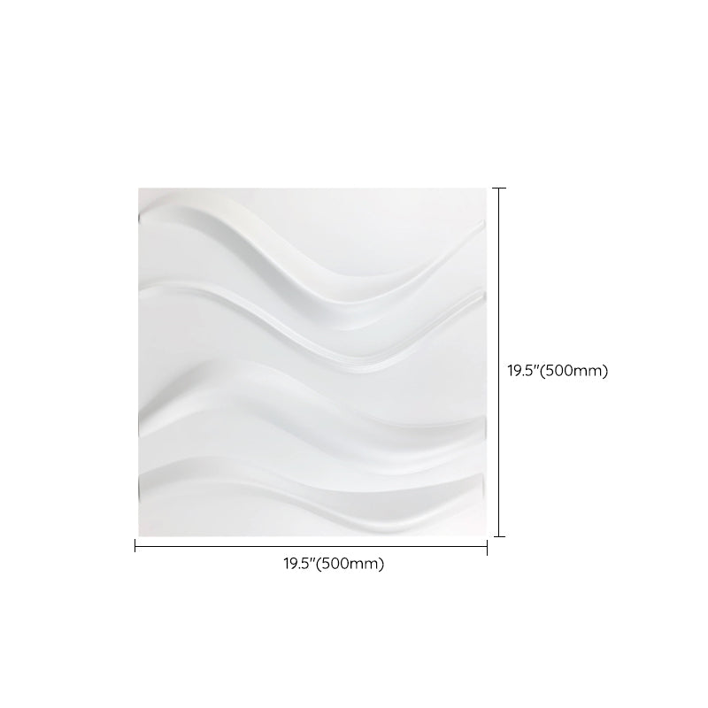Modern Wall Paneling 3D Print Waterproof Peel and Stick Wall Panel