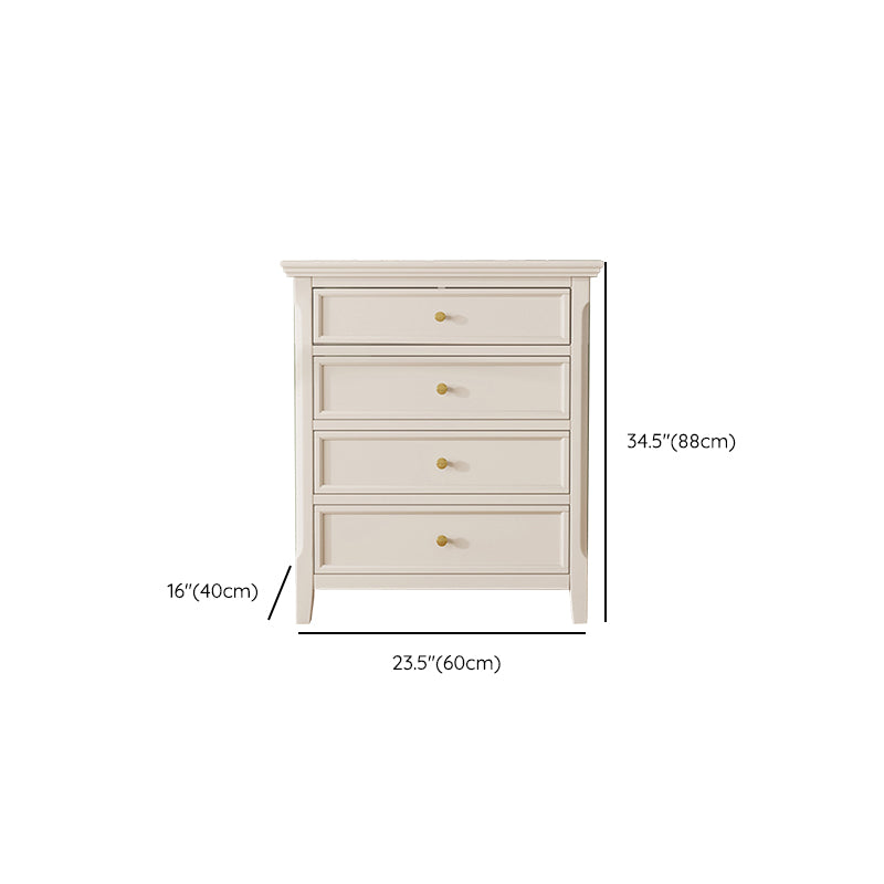 Wooden Dresser Classic Glam Storage Chest Dresser for Bedroom