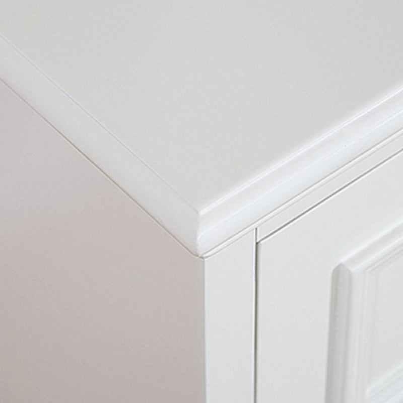 Contemporary Horizontal Double Dresser Birch Wood Storage Dresser for Room