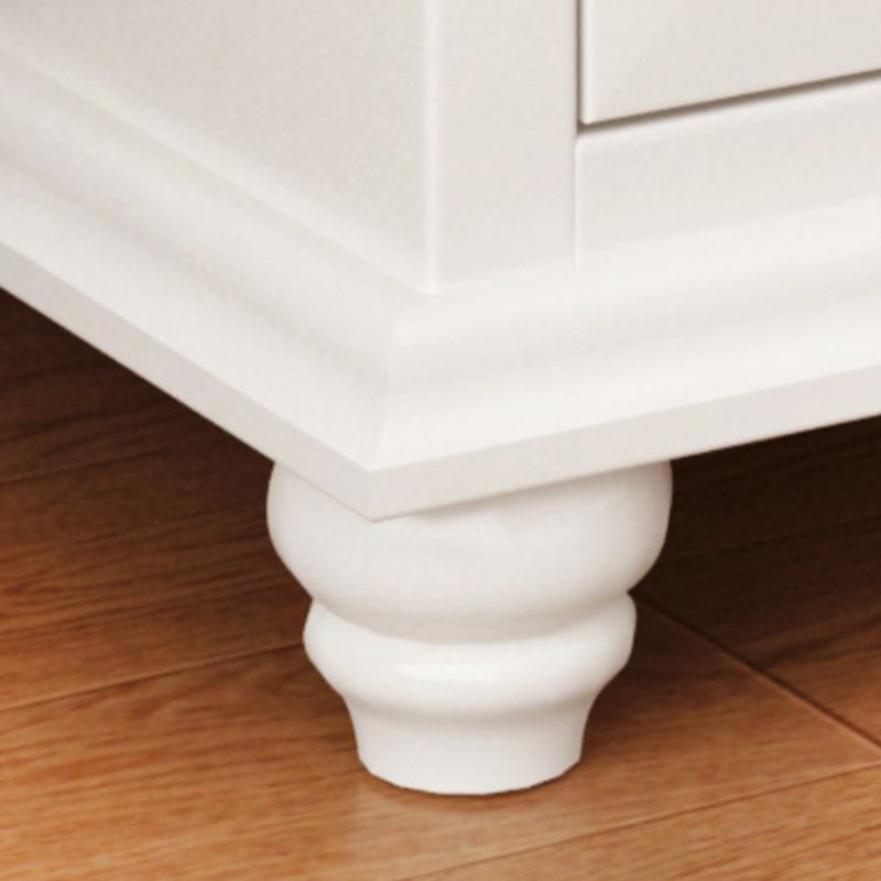 Contemporary Horizontal Double Dresser Birch Wood Storage Dresser for Room