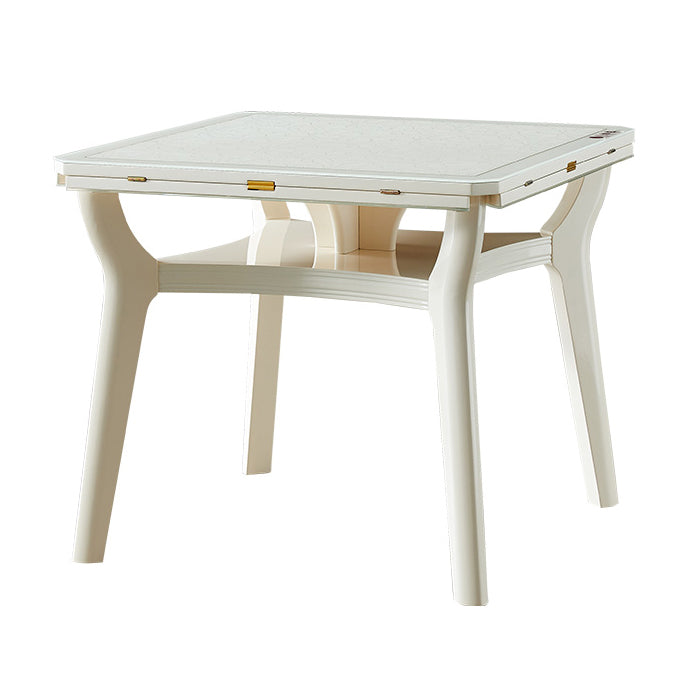 Contemporary Kitchen Dinner Table Extendable 4 Legs Dining Table