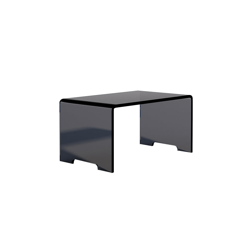 9" Wide Glam Corner Table Acrylic Rectangular Accent Side Table