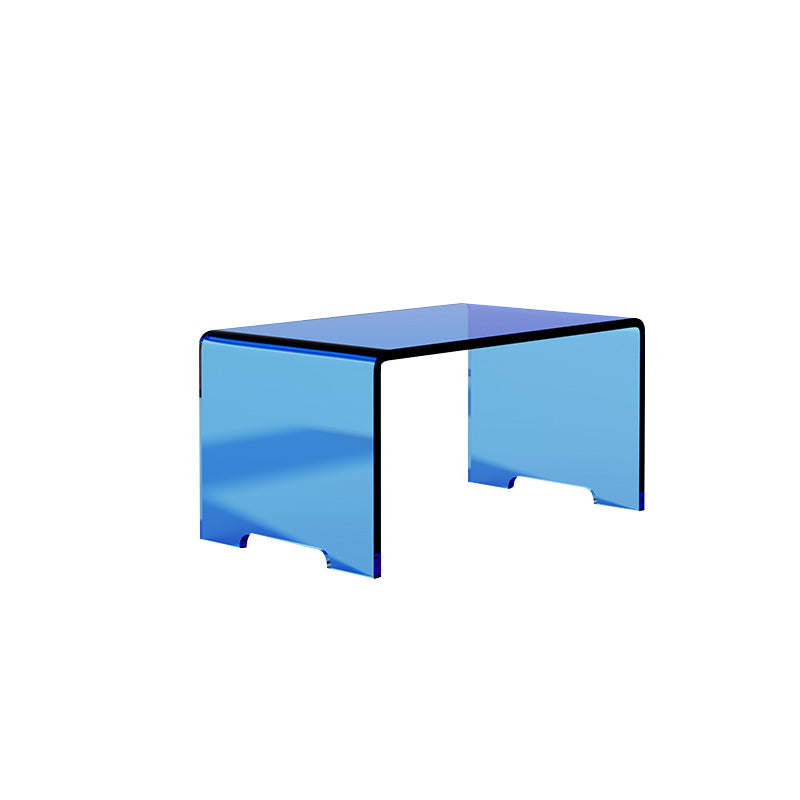 9" Wide Glam Corner Table Acrylic Rectangular Accent Side Table