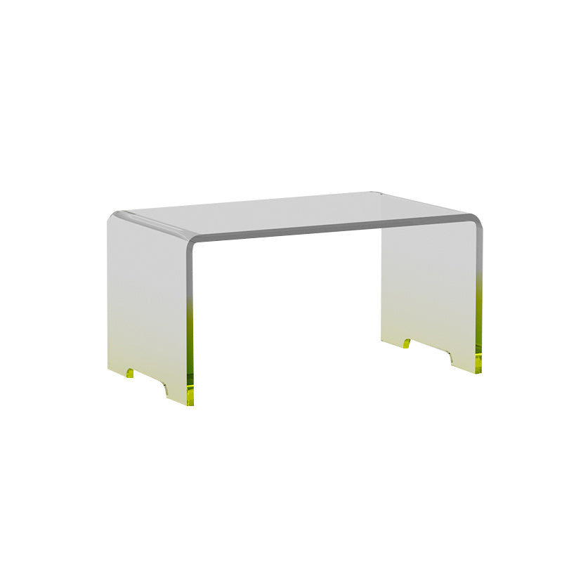 9" Wide Glam Corner Table Acrylic Rectangular Accent Side Table