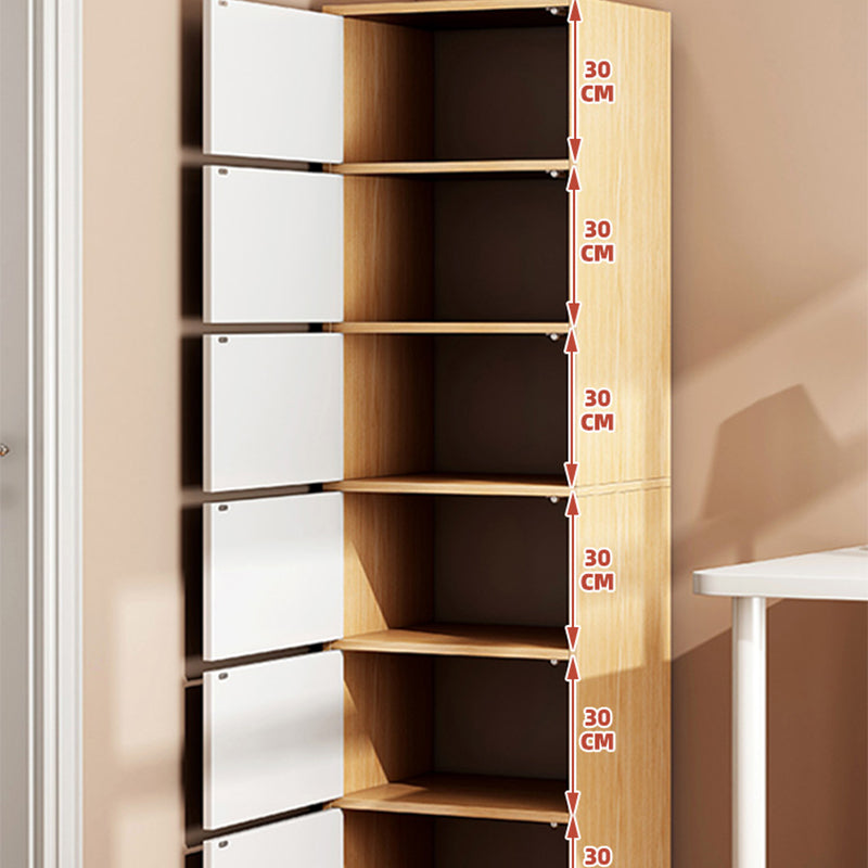 Contemporary Manufactured Wood Accent Cabinet Standard Storage Cabinet