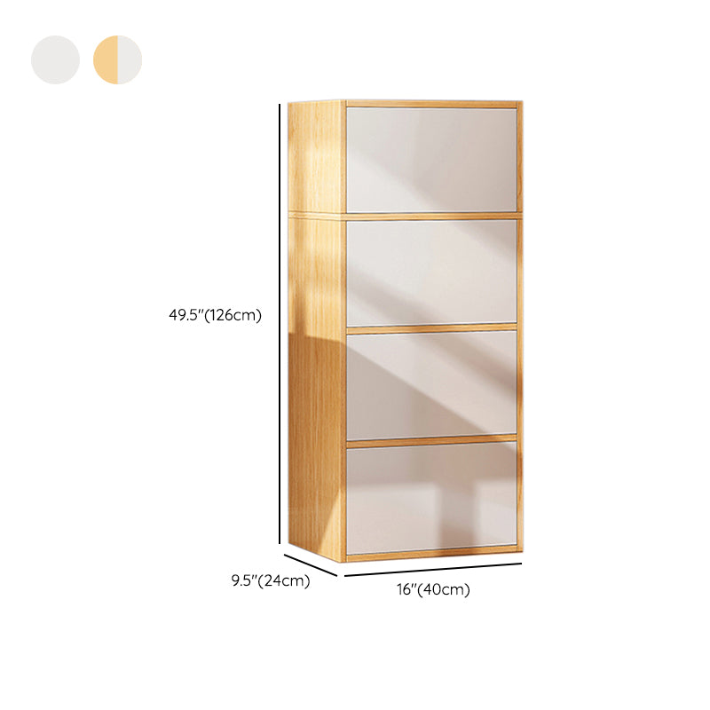 Contemporary Manufactured Wood Accent Cabinet Standard Storage Cabinet