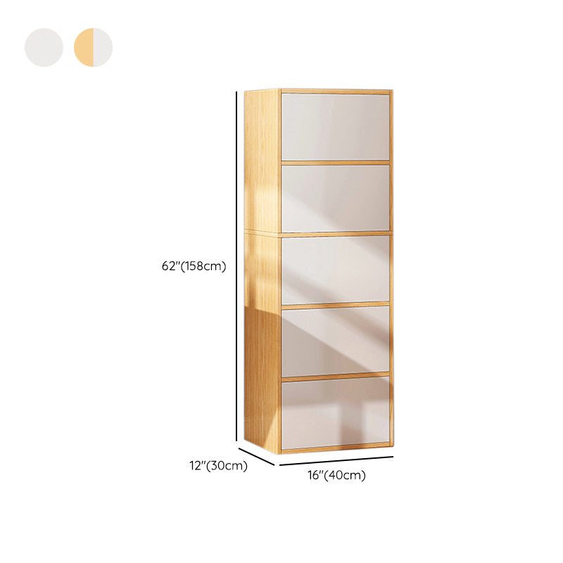 Contemporary Manufactured Wood Accent Cabinet Standard Storage Cabinet