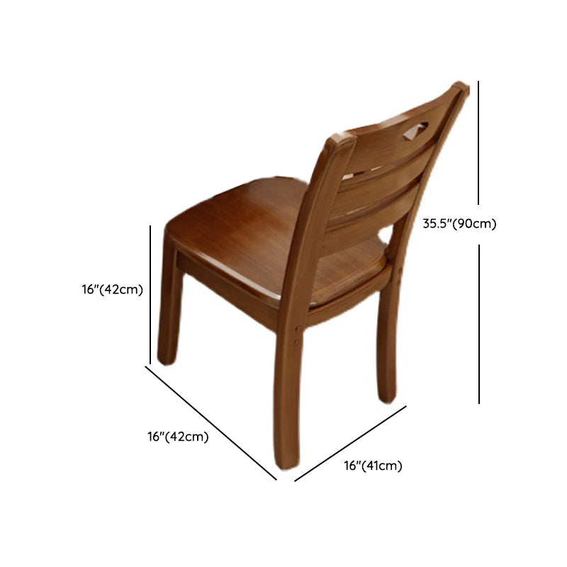 Modern Style Solid Wood Furniture 5/7 Pcs Rectangle Dinette Table with Armless Chair