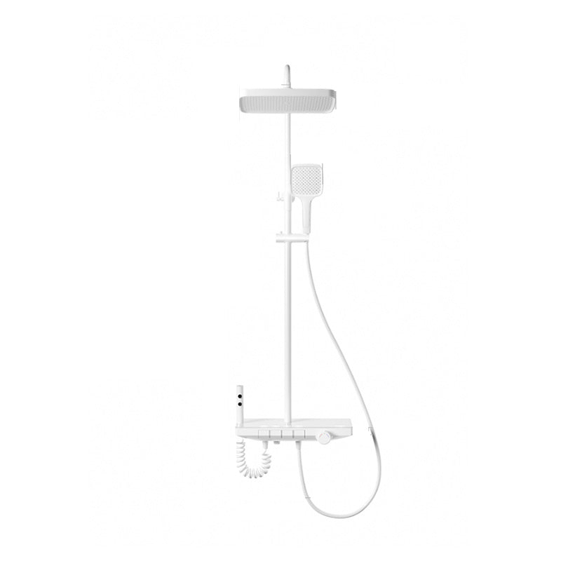 Modern Shower Set Thermostatic Valve Included Tub and Shower Faucet