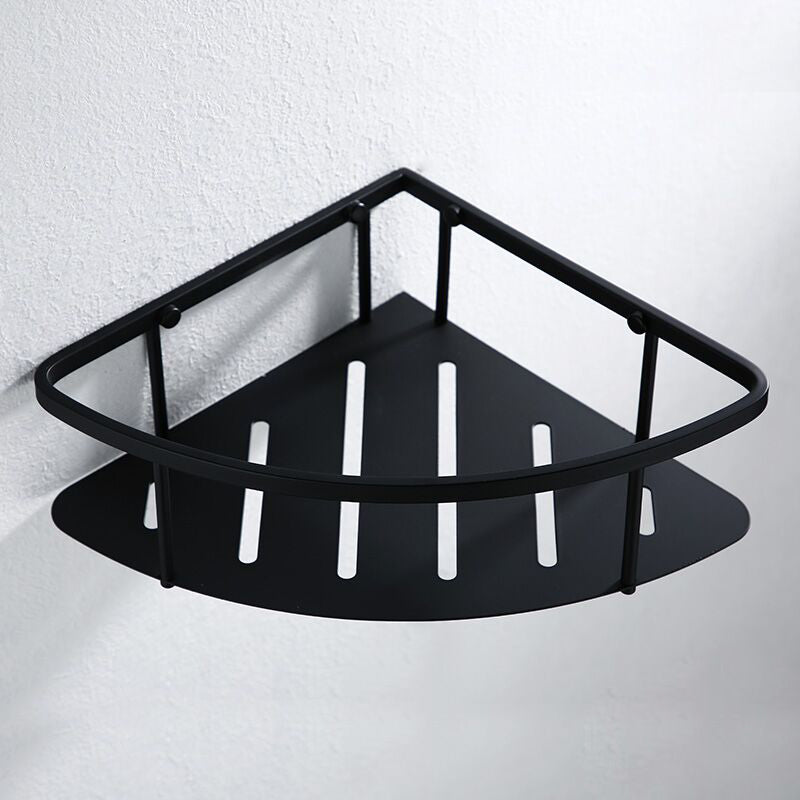 Contemporary Bathroom Accessory As Individual Or As a Set in Black Metal