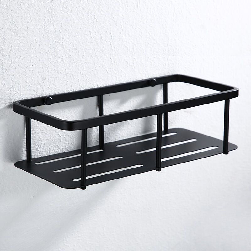 Contemporary Bathroom Accessory As Individual Or As a Set in Black Metal