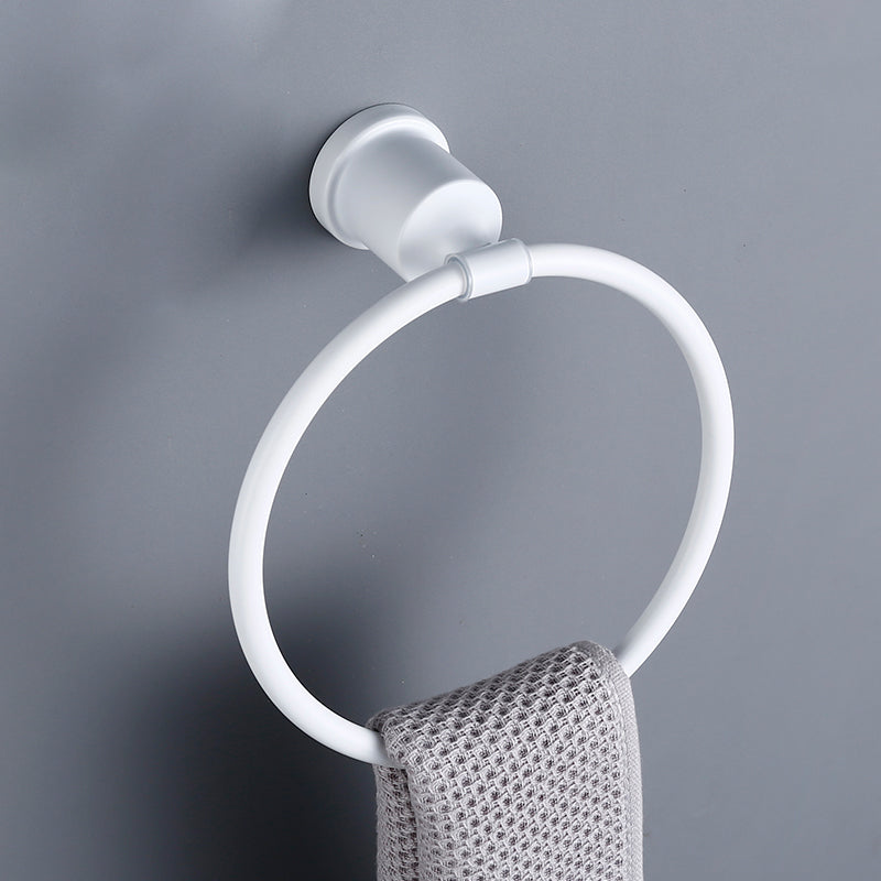 Contemporary White Bathroom Accessory As Individual Or As a Set