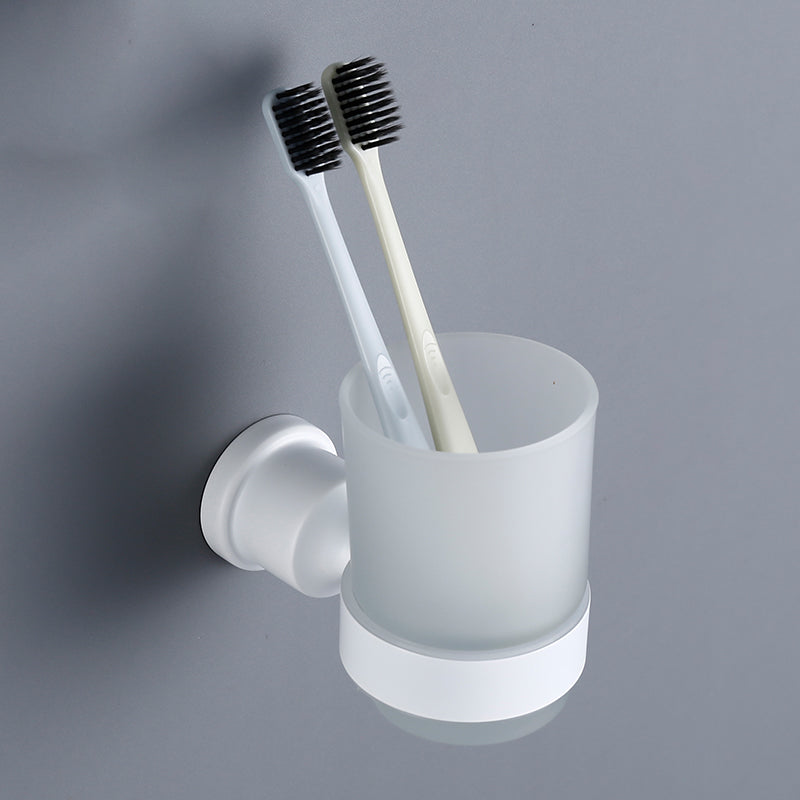 Contemporary White Bathroom Accessory As Individual Or As a Set