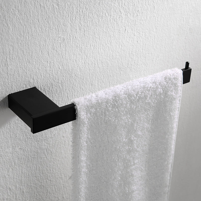Contemporary Bathroom Accessory As Individual Or As a Set in Balck