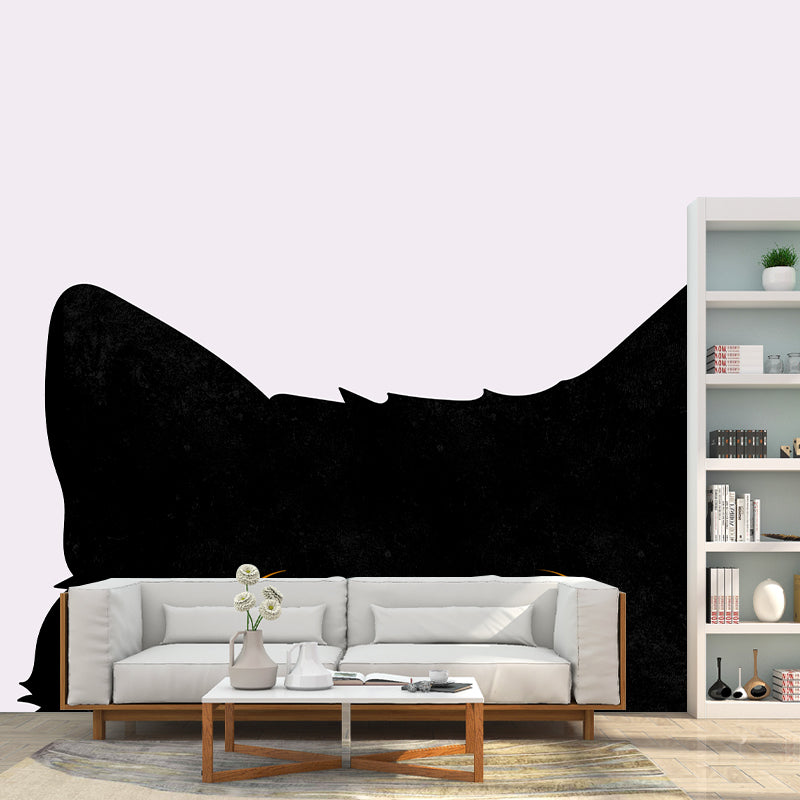 Decorative Mural Wallpaper Cat Illustration Indoor Wall Mural