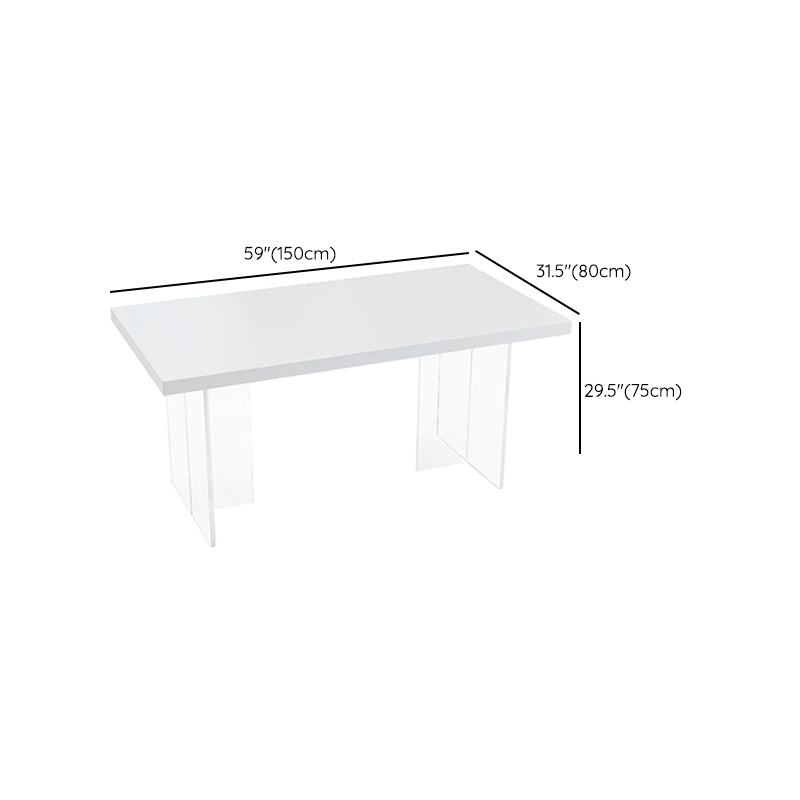 Modern 1/4/5 Pieces Furniture Sintered Stone Dining Set in White