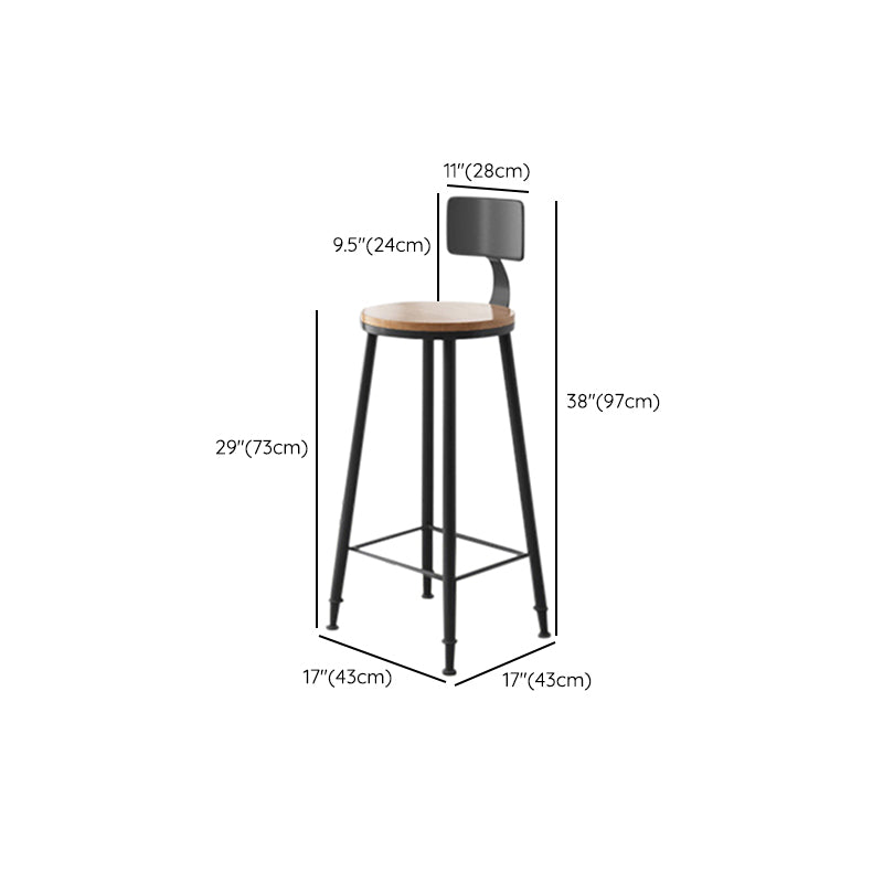 Folding Bar Pub Table Set 1/2/3 Pcs Modern Wood Bar Table and Mateal Frame Stools