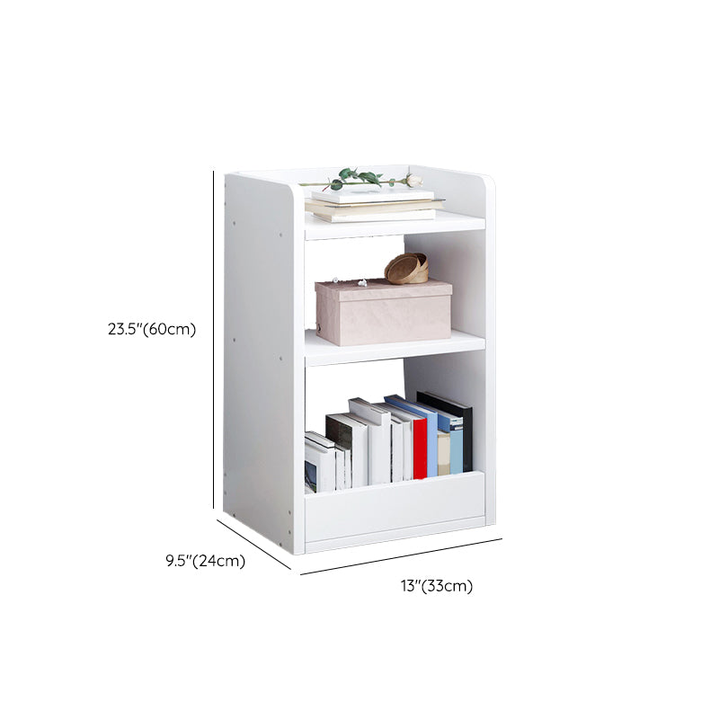 Modern Bookcase Open Back Engineered Wood Bookshelf for Study Room
