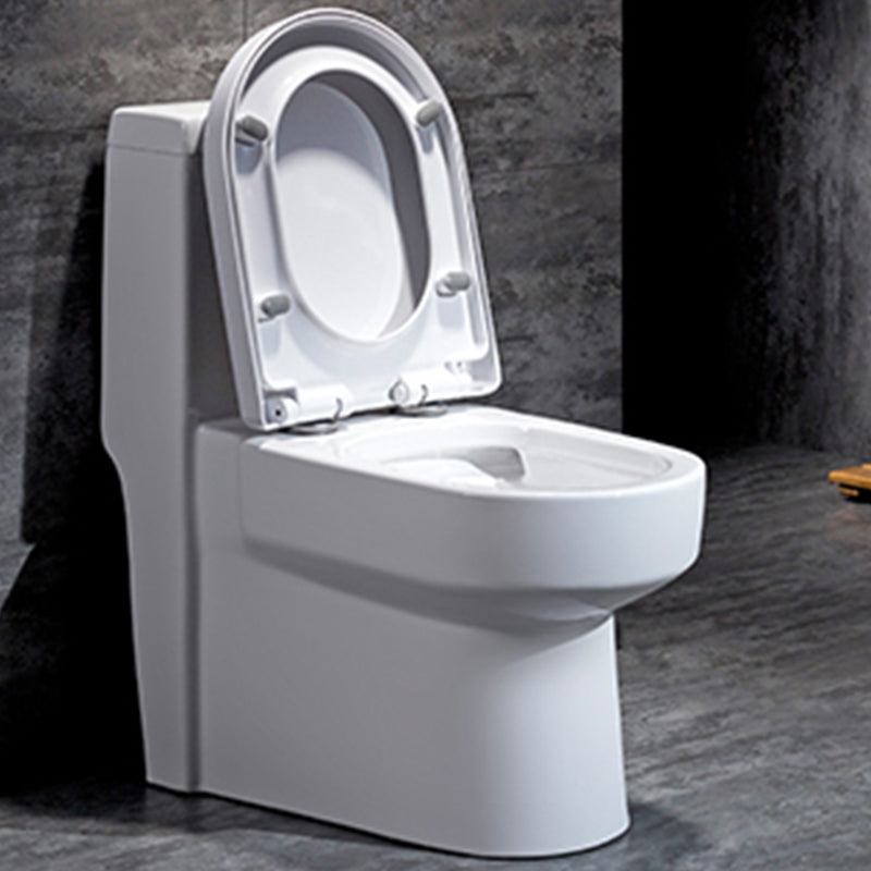 Contemporary Ceramic Toilet Bowl Floor Mounted Urine Toilet with Spray Gun for Washroom