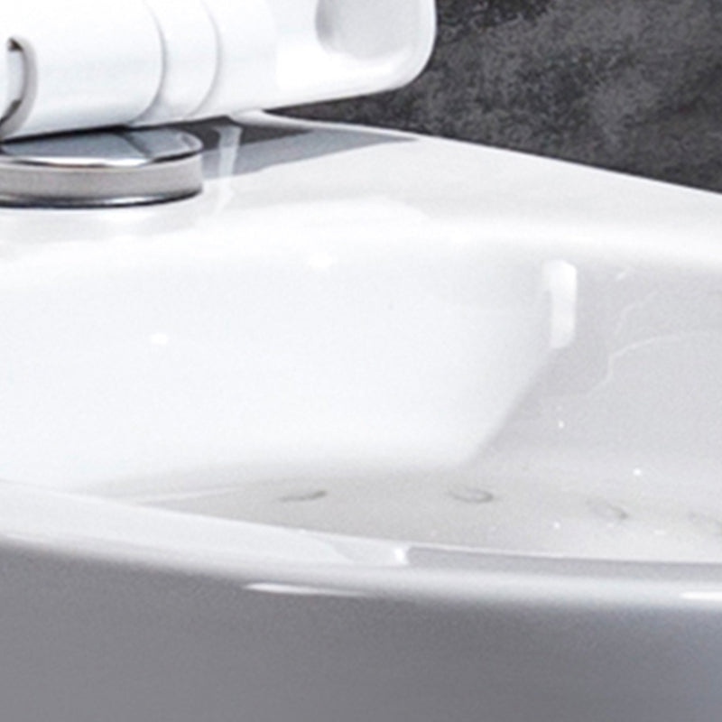 Contemporary Ceramic Toilet Bowl Floor Mounted Urine Toilet with Spray Gun for Washroom